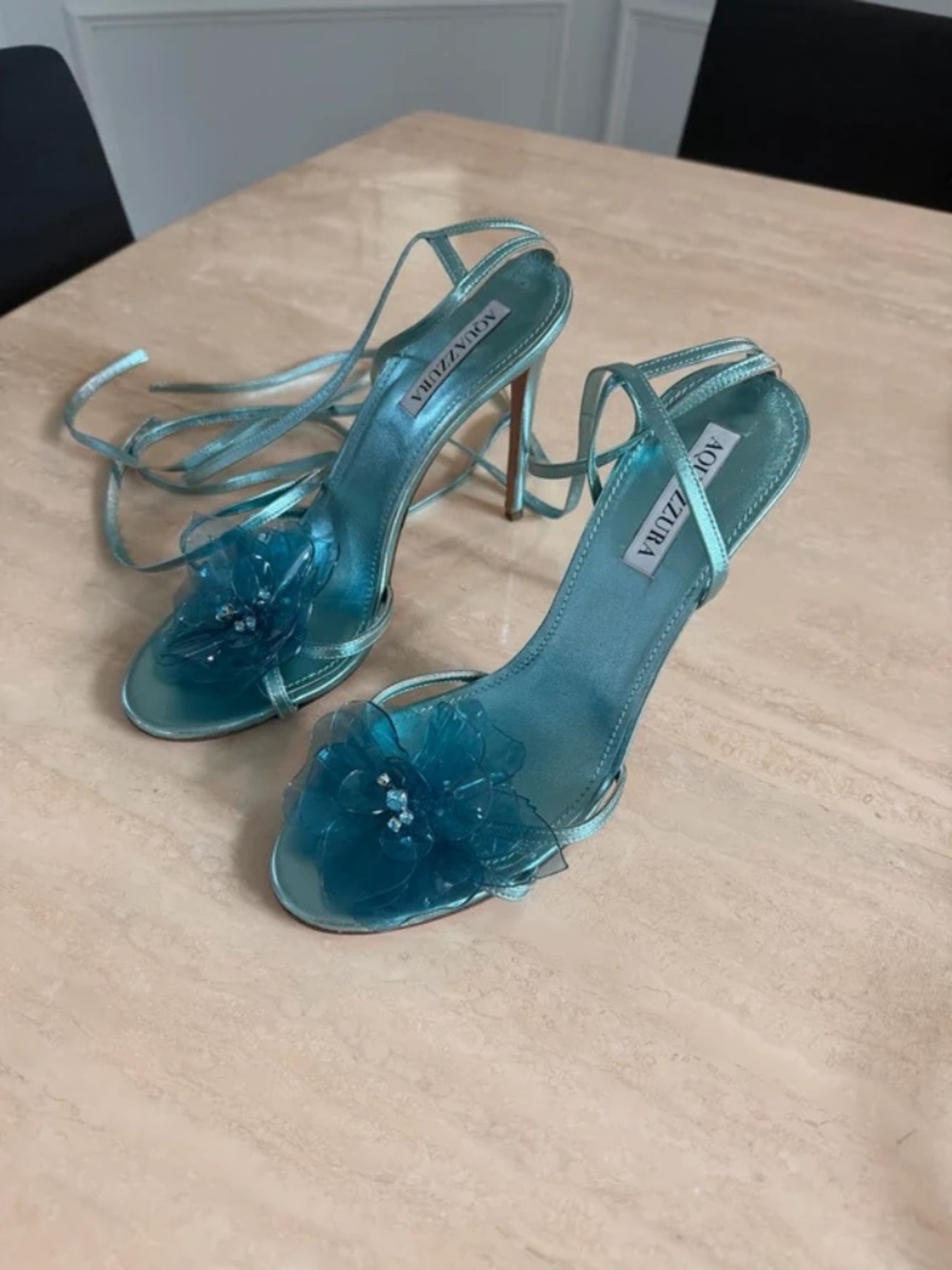 Aquazzura Zsa Zsa 105 sandals (size 39) - Picture 4 of 5
